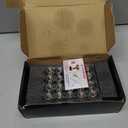 12x1.5 Wheel Lug Nuts, 20PCS Chrome 12mmx1.5 Closed End Bulge Acorn Lug Nut, Cone Seat, 19mm Hex Aftermarket Wheels