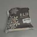 Elife 18x18 Soft Canvas Christmas Winter Snowflake Style Cotton Linen Embroidery Throw Pillows Covers w/Invisible Zipper for Bed Sofa Cushion Pillowcases for Kids Bedding (1 Pair, White)