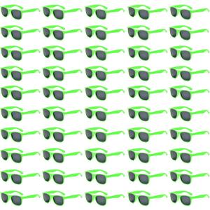 YQVIE 50/100 Pack Wholesale Adult Sunglasses for Men Women in Bulk 70s Retro Cheap Glasses
