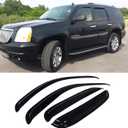 Tape-On Window Visors 4-Piece for 07-14 Chevy Tahoe/GMC Yukon Sun Rain Guard Shield Shade Smoke 94514