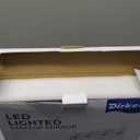 Vanity Mirror with Lights, Hollywood Lighted Makeup Mirror with 3 Color Lighting Modes and 12 Dimmable Bulbs, Detachable 5X Magnification, Smart Touch Control, 360 Rotation, White