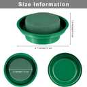 Hahood 8 Packs Green Floral Foam Rounds in Bowls DIY Flower Arrangement Kit for Fresh and Artificial Flowers, 4.7 Inch Diameter, Simple Style, Flower Foam, ARTIFICIAL PLANT