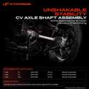 A-Premium Front Right Passenger Side CV Axle Shaft Assembly for Audi Models