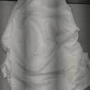 downluxe Waterproof Fabric Shower Curtain Liner, Soft Cloth Shower Liner with 3 Magnets, Machine Washable & Hotel Quality Bathroom Curtain, 70" W x 72" L, White