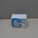 iClever BTH12 Kids Bluetooth Headphones,Colorful LED Lights Kids Headphones Wireless,74/85dBA Safe Volume,85H Playtime,Fast Charging,Bluetooth 5.2,Over Ear,Built-in Mic for iPad/Tablet/Airplane,Blue