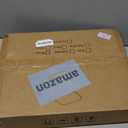 Kitstorack TV Tray Table, Adjustable Height & Flip-Top & Rounded Metal Corners, Snack Table for Couch, Sofa, Bed, Chair, Living Room, C Shaped End Side Table for Eating, Dinner or Laptop, Small Spaces (Brown)