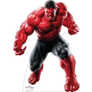 Cardboard People Red Hulk Life Size Cardboard Cutout Standup - Captain America: Brave New World (2025 Film)