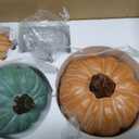 4 Pcs Stackable Resin Decorative Pumpkins Fall Outdoor Decor Fairytale
