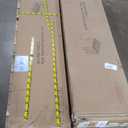 FAVSH Full Size Loft Bed with L-Shaped Desk and Built-in Storage Shelves & Wardrob, Convertible Stairs, Metal Loft Bed Frame with LED Light & Charging Station, for Teens/Adults (Black)