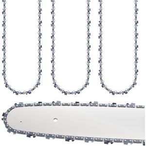 16" Chainsaw Chains Replacement for Makita XCU03,XCU04,XCU09,DUC400,EA3200S,EA3201S,EA3500S, EA3501S,GCU03Z,E-00240 Saw Chains 56 Drive Links,3/8" LP Pitch,0.043"Gauge,Chain Saw Blade (3 Packs)