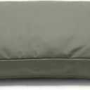 Dog Bed Cover,Waterproof Tough Plastic DIY Pet Bed Cover,Non Stick Hair Easy to Clean Rectangular Fillable Dog Bed Covers with Zipper(Greyish Green,36" L x 27" W x 4" Th,Cover Only)