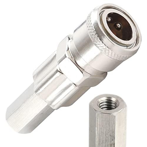 Stainless Steel Vac-U-Lock/Quick Air Connector DIY Design, End Connector for Reciprocating Linear Actuator Device Single Super Adapter