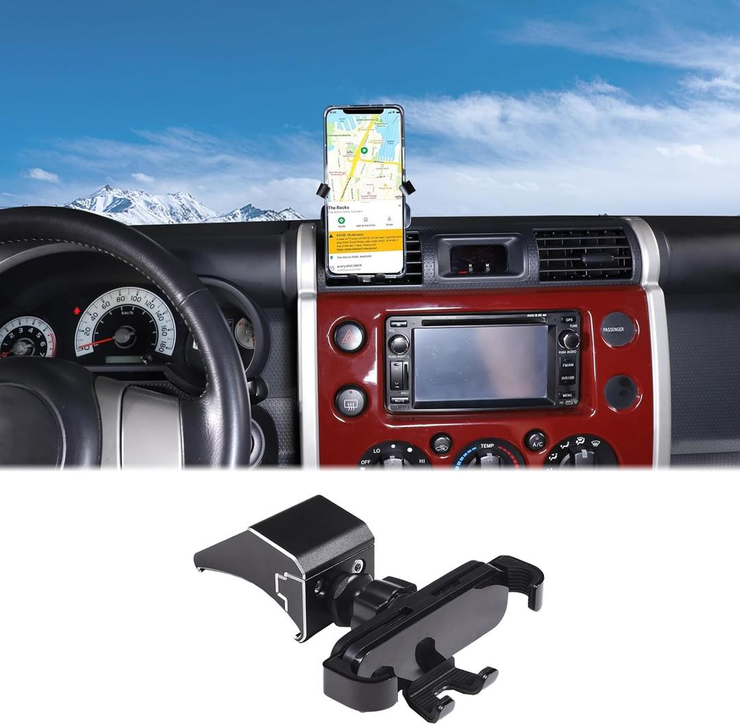 Car Phone Mount Fit Toyot@a FJ Cruiser 2007-2021 Car Center Console Air Outlet Cell Phone Holder Mount Dash Clip Dash Panel Cell Phone Holder Handsfree Air Vent Phone Stand for All Mobile Phones Car Phone Mount Fit Toyot@a FJ Cruiser 2007-2021 Car Center Console Air Outlet Cell Phone Holder Mount Dash Clip Dash Panel Cell Phone Holder Handsfree Air Vent Phone Stand for All Mobile Phones