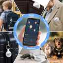 Air Tracker Tags-4 Pack, Item Finders Works with Apple Find My(iOS Only), Air Tracker Tags with 4 Case, Bluetooth Tracker Keys Finder and Item Locator & GPS Trackers for Kids/Pets/Dog/Luggage/Wallet