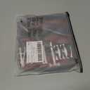 SOLY HUX Women's Nightgown Gothic Striped Letter Graphic Cami Slip Dress Spaghetti Strap Nightdress (L)