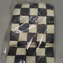 JarThenaAMCS 100Pcs Black Plaid Guest Napkins Watercolor Checkered Disposable Dinner Hand Towel Paper Napkins for Bathroom Birthday Racing Party Decor Table Supplies