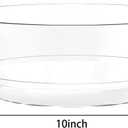 Hioasis 8 Pack Plastic Serving Bowls 128oz Clear Plastic Bowls Heavy Duty Disposable Serving Bowls for Party Snack & Salad & Candy & Bar Buffet