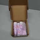 Cream Glue for DIY Crafts, 4pcs (50ml Each) White Decoden Cream DIY Phone Case Kit with 4pcs Piping Tips, Perfect for Handmade Crafts and Decorations (Purple)