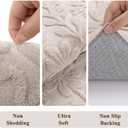 6x9 Area Rug for Living Room, Beige Throw Carpet for Bedroom | Soft Fluffy Washable Modern Floral Indoor Floor Mat, Non Slip Shaggy Boho Nursery Rug for Dining Room, Office and Dorm