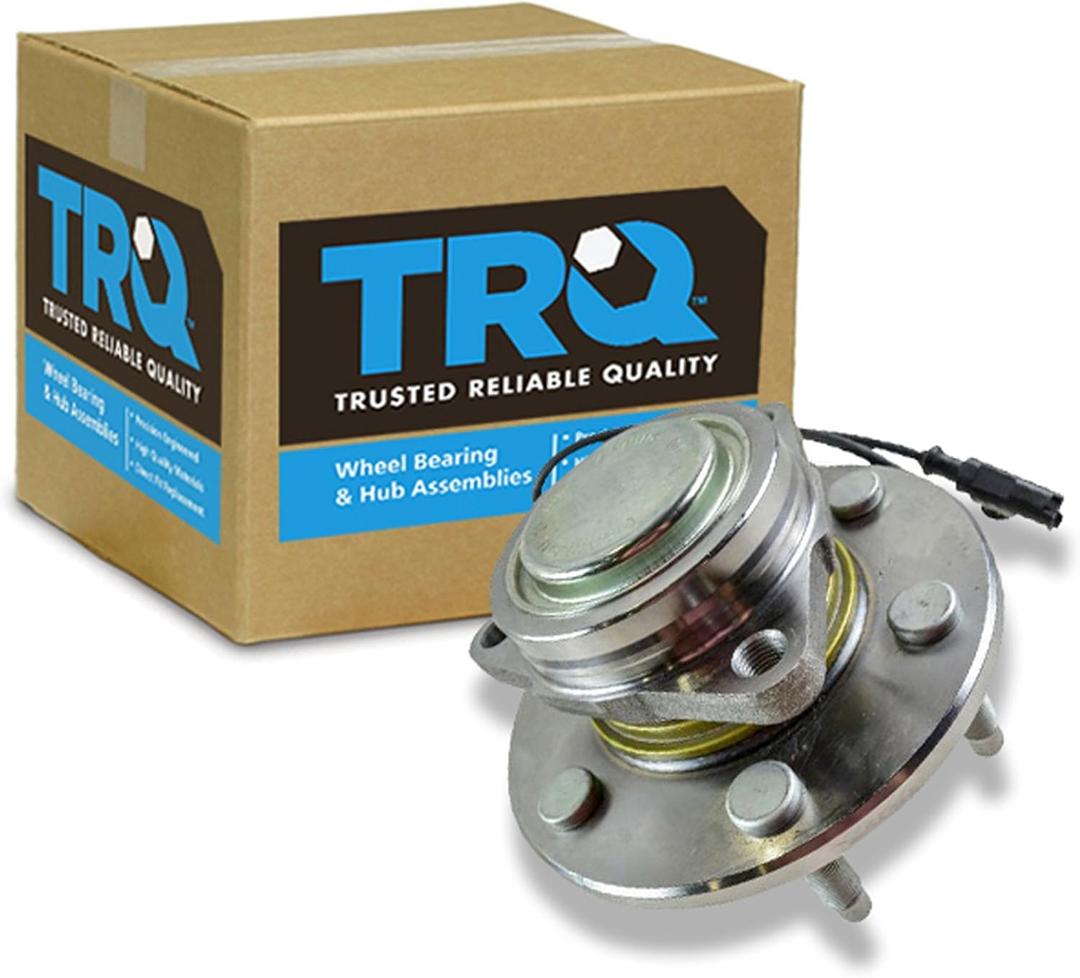 TRQ Front Wheel Hub & Bearing 6 Lug Left or Right for Chevy GMC Cadillac 2WD 2x4