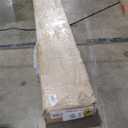 FREDBECK Double 18 x 84 inch White Glass Barn Doors 36inch with 6.6FT Hardware Kit & Handle Included,5-Panel Frosted Glass,Water-Proof PVC Surface,Pre-Drilled Holes,Need Assembly