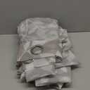 XTMYI Light Grey Floral Pattern Curtains, Botanical Printed Sheer Panel for Bedroom Living Room, 52"W x 108"L (Pack of 2)