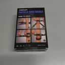 2 x Knee Brace Patellar Tendon Support Strap for Women, Knee Pain Relief Adjustable Neoprene Knee Strap for Fitness, Excercise (Black, Large)