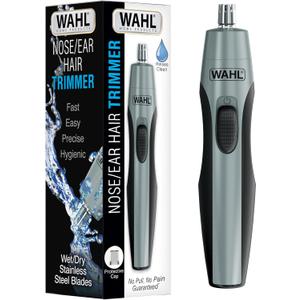 Wahl Clipper Battery Operated, Precision Ear and Nose Hair Trimmer for Men, Hygienic Nose Trimmer with Rinseable Blade for Easy Cleaning, Perfect for Travel  Model 3026462