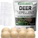 Deer Repellent Outdoor, Rabbits Repellent for Garden, Bunny Repellent, Deer Deterrent for Plants, Keeps Deer & Rabbit Away from Yard, Lasting for 2 Months, Safe for Humans & Pets-8 Pack
