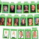 KatchOn, K-12 Graduation Photo Banner 5x7 - Photo Cards 12+6 | Grad Banner 2026 Personalized | Green Grad Picture Display, 2026 Graduation Decorations | Grad Party Decorations 2026