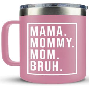 Gifts for Mom from Daughter, Son for Mothers Day, Christmas, Birthday - Birthday Gifts for Moms, Birthday Present for mom, Happy Birthdays Moms - Best Mother Mug 14Oz Stainless Steel Coffee Cup