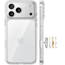 TORRAS for iPhone 17 Pro Case, Beyond MilitaryGrade Protection, Camera Control Button, DIY Buttons, Slim Thin Shockproof Hard Back AntiYellowing AntiScratch Phone case for iPhone 17 Pro, Clear