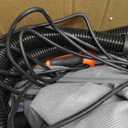 Drywall Sander, 1000W Popcorn Ceiling Removal Tool, Automatic Drywall Sander with Vacuum Dust Collection, LED Light, 6 Variable Speed 800-2200RPM,15Pcs Sanding Discs, Foldable & Extendable Handle (Orange Red)