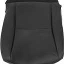 GXARTS Front Passenger Side Bottom Replacement Perforated Microfiber Leather Seat Cover Black #LC20 or LB20 or LA20 Compatible with Lexus Rx350 Rx450h 2010 2011 2012 2013 2014 2015