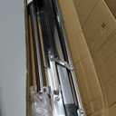 JAUREE 79 Inches Clothes Drying Rack, Drying Rack Clothing Folding Indoor Outdoor, Heavy Duty Stainless Steel Laundry Rack, Foldable Portable Large Clothes Rack Garment Rack with 20 Windproof Hooks (Silver)