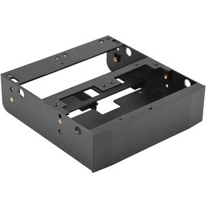 5.25'' to 3.5''/ 2.5'' Bay Adapter 5.25" FloppyDrive to Dual 2.5 x 3.5 HDD/SSD Bay Cover Computer Mounting Bracket Kit Supports 7mm 15mm 2.5-inch HDD for PC.