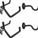 Guitar Wall Mount - Acoustic & Electric Guitar, Ukulele, Banjo & Mandolin Wall Hanger (2 Packs)