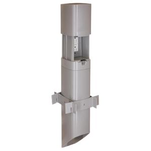 TayMac Outdoor Comforts ParkPost 13-in. 1-Gang Gray Weatherproof in-use Power Post Enclosure PP55G, Outdoor Power Stake for Garden, Weatherproof Outlet Box, Outdoor Outlet Cover