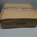 7 code Large Clear Shoe Boxes OrganizerThicker Material Stronger Shoe Box with Magnetic Door, Stackable Shoe Storage Box for Closet, Foldable Space-Saving Storage Bins Shoe Cabinet, White 9 Pack