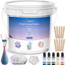 Plaster Casting Powder 1000G/35 OZ, Water Activated Fast Curing Plaster Casting Powder, 20-30 Minutes Demold, Easy Mixing & Beginners Friendly Casting Powder for Resin Molds, Crafts & DIY Art