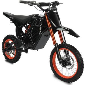 RM7 Electric Dirt Bike for Adults & Teens, 2200W Peak Ebike, 48V 22.5Ah, 37 MPH, 45 Miles, 14"/12" Tire Off-Road Electric Motorcycle, Dual Hydraulic Brakes, Fit Age 13+ (Magma Orange)