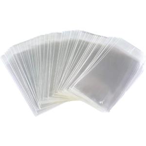200 PCS 3x5 Inch Clear Resealable Cellophane Bags, Odorless, Reusable, Cellophane Construction, Adhesive Strip Closure, Clear Color, Perfect for Cookie Bakery, Soap, Party Favors