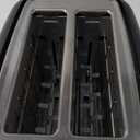 Toastmaster 2-Slice Cool Touch Toaster, black with stainless accent