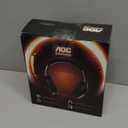 AOC Wireless Gaming Headset Compatible with ps5/4, PC, USB-C & Bluetooth 5.4 & 2.4GHz Gaming Headphones with Noise Canceling Mic, 7.1 Virtual Surround,20ms Latency, 45H, RGB- White