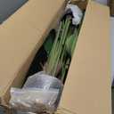 GarveeHome 48 ins Artificial Tree Bird of Paradise Artificial Plant with 8 Trunks Fake Tree - 2PCS 4 ft Faux Plants Fake Banana Tree Plant with Pot Artificial Trees for Home Decor Indoor Outdoor (Green)