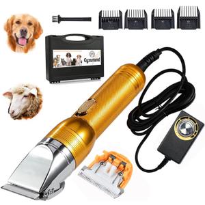 Electric Professional Dog Grooming Clippers, Powerful Sheep Shears Pet Grooming Clippers for Heavy Duty Hair,Horses Cat Farm Livestock Fur Carpet Trimmers Shaver for Thick Coats