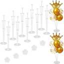 ROYUYE 10 Sets of Balloon Stands for Table Balloon Stand Allowing Balloons To Float Without Helium Tank Balloon Holder Decorations for Birthday Party Wedding Festival Christmas