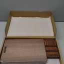 Teak Wood Cutting Board Solid Unibody Design One Piece Ultra Durable Knife Friendly Wooden Chopping Board with DeepJuice Grooves Built in Handles for Kitchen Vegetables Meat 12 X 8 IN