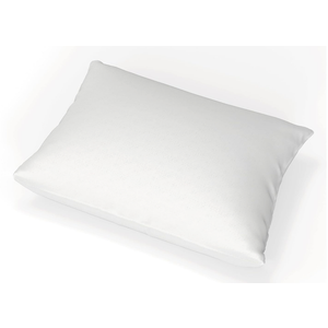 AllerEase Cotton Fresh Allergy Defense Bed Pillow 1 Pack, Antimicrobial, Odor Neutralizing Fabric, Hypoallergenic Fill, 100% Cotton Cover, Machine Washable, Temperature Balancing, Jumbo, White 28"x20"