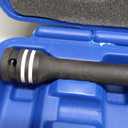 MIXPOWER 5 Piece 1/2" Drive Torque Limiting Socket Extension Bars, CR-MO, 8 Inch Long, Impact Grade Bars -Color Coded for Easy Identification, 65 to 140 Ft-Lbs, Impact Torque Limiter Set